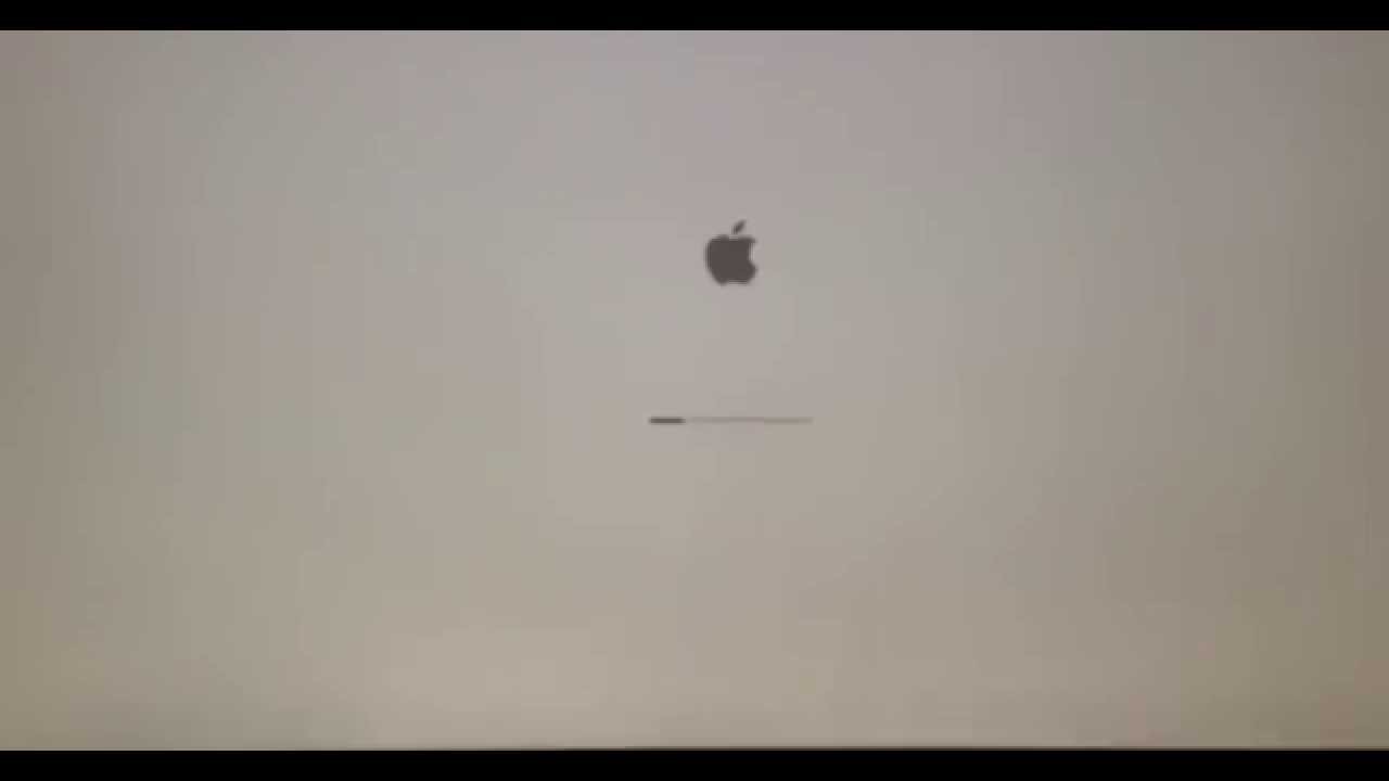 imac spinning wheel at login