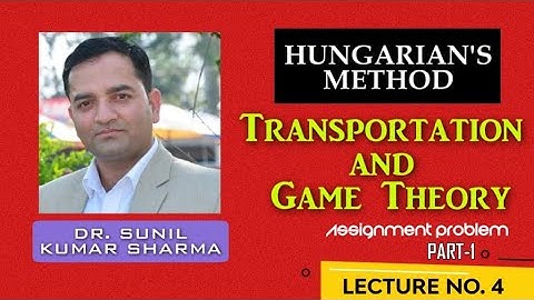 ASSIGNMENT PROBLEM PART 1