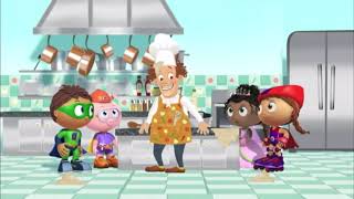 Super Why Short Clip In 4K The Super Readers Bakes The Cake