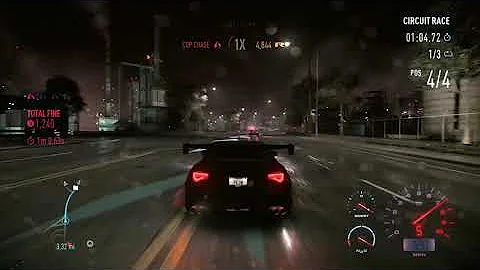 Need for Speed™ Circuit Race Projecting Carma