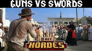 8-Bit Hordes Multiplayer Gameplay - 4vs2 Guns Vs Swords