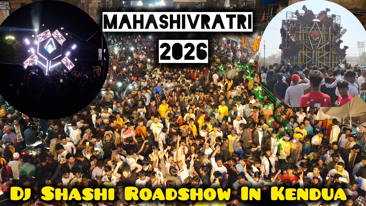 Dj Shashi Roadshow In Kendua (Mahashivratri) #crkcraju #djshashi #djsarzen #djpankaj #trending #dj 