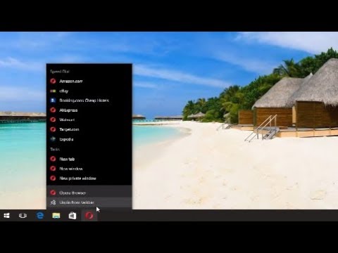 Video: How To Remove A Program From The Taskbar