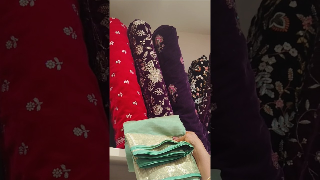 Beautiful Blouse Material at Narsingh Gachibowli 