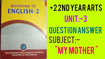 📘 Chapter 11 ବିଷୟ (CHSE Odisha, Class 12 English:-2 )unit:-3 #shortcaptain #longvideo #viral 