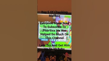 Day 5 Of Checking Mailbox In Pet Simulator X