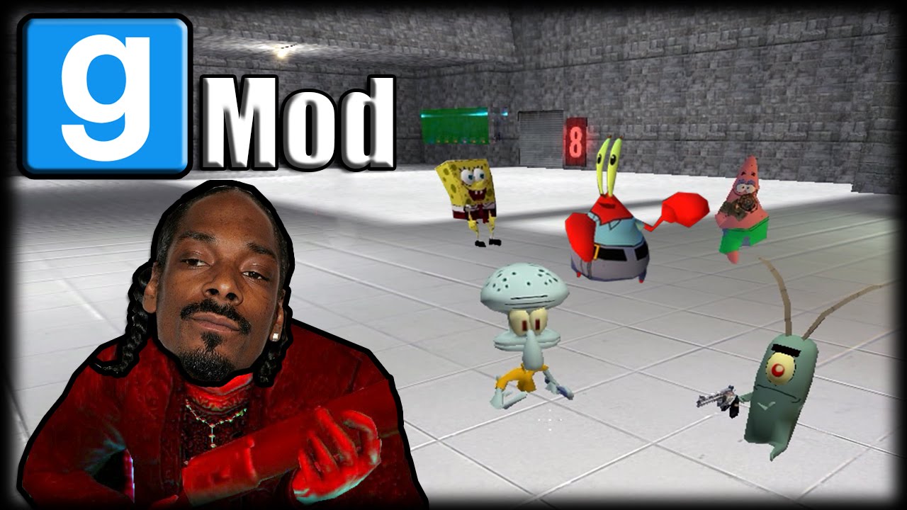 Jogando Gmod - Bob Esponja e a Princesa do Crack! 