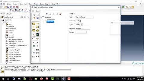 Concrete Damaged Plasticity plugin for ABAQUS