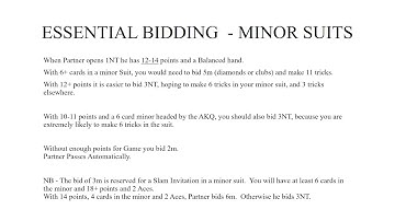 Essential Bridge - Distributional Responses to 1NT