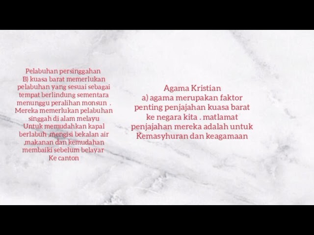 Faktor kedatangan kuasa barat ke negara kita seperti Sepanyol ,belanda dan sebagainya class=