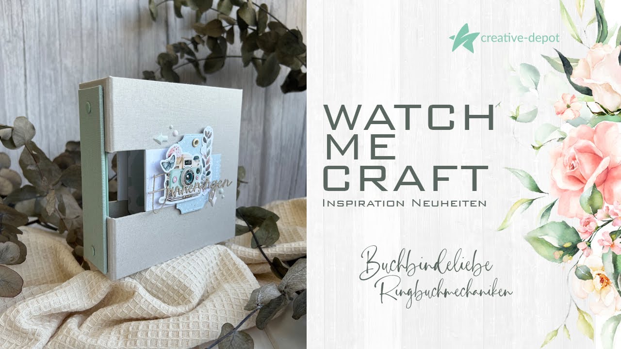 WATCH ME CRAFT | Buchbindeliebe | Mini-Album | Neuheiten Creative Depot | April 2024