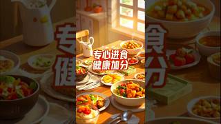 《专心进食，健康加分》#专心进食#健康饮食#消化健康