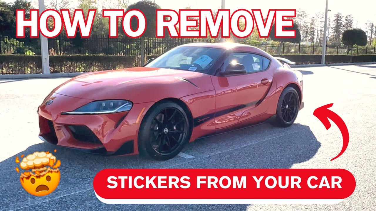How to Remove Stickers from Your Car Step by Step 🚙 - YouTube
