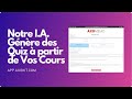 Axokit  notre ia gnre des questions  partir de vos cours et contrle vos rponses