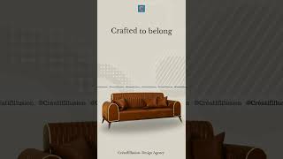 Luxury Sofa Design That Looks Too Real! | 3D Furniture Visualization#Creatifillusion#FurnitureDesign