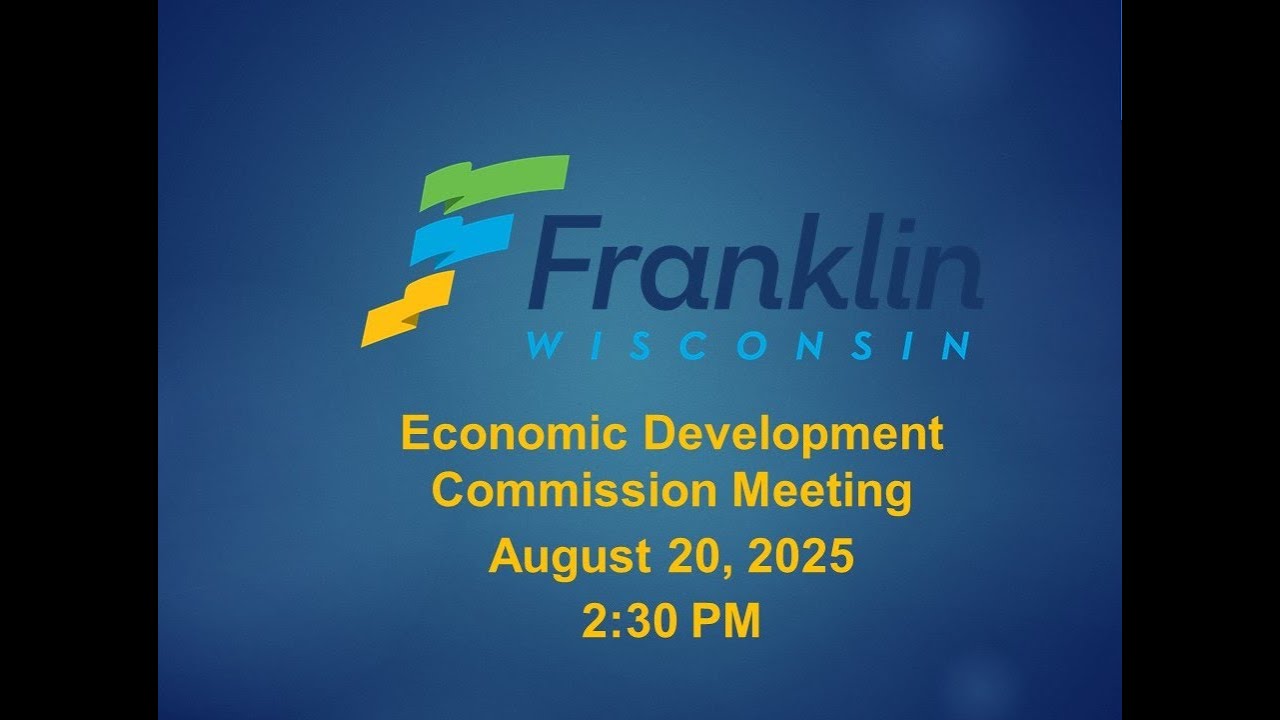 Economic Development Commission Meeting 8-20-2025 - 2:30 PM - YouTube