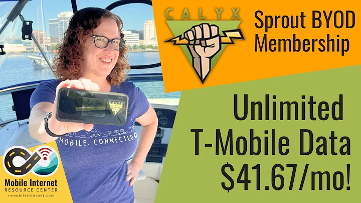 Calyx Institute Sprout Plan - BYOD SIM, Unlimited T-Mobile Data for $41.67/month