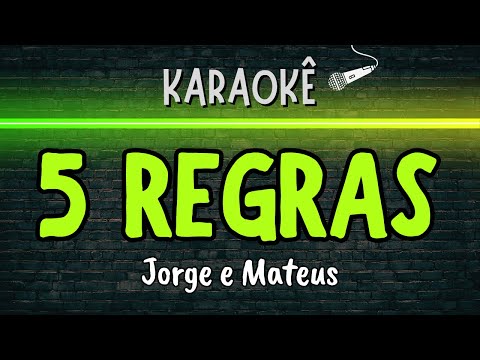 Video thumbnail for 5 Regras Jorge e Mateus