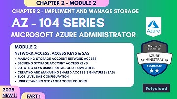 Azure Storage Account Security | Network Access, Access Keys & SAS | AZ-104 Hands-On Tutorial Part 1
