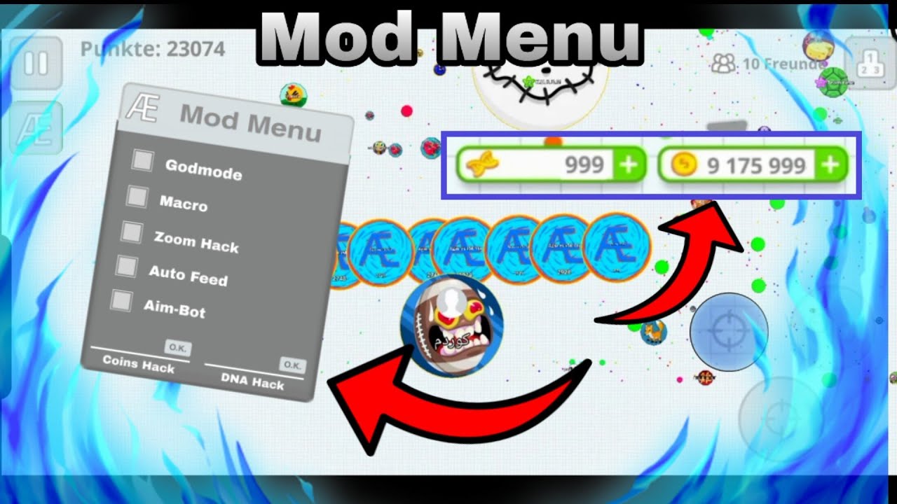 Agar.io mod apk, 2020, ultra zoom