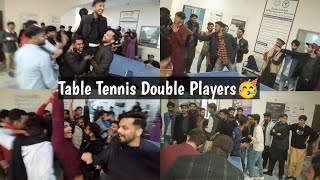 Sports Galla Table Tennis Match Double Playing GIMS Uni | Information Point