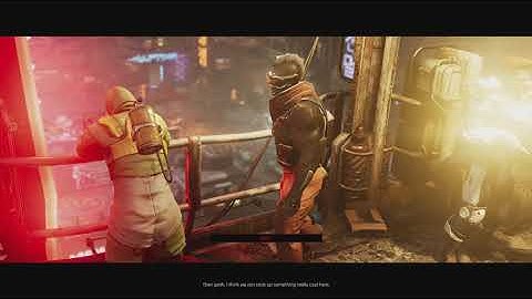 The Ascent - Silicon Optics Side Mission: Talk To Harlan About VR and Reality Cutscene Xbox Series X