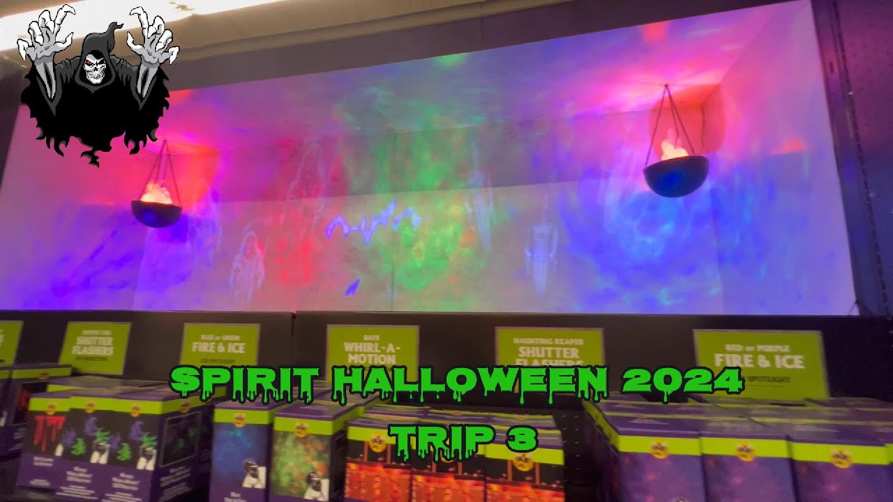 Spirit Halloween 2024 Trip 3 Youtube 
