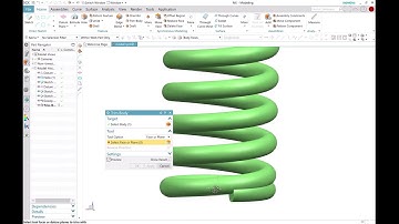Designing a Spring on Siemens NX Graphics