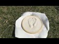 Baby footprint and handprint molds