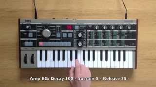 MicroKorg Piano Patch - Synthesis Tutorial chords