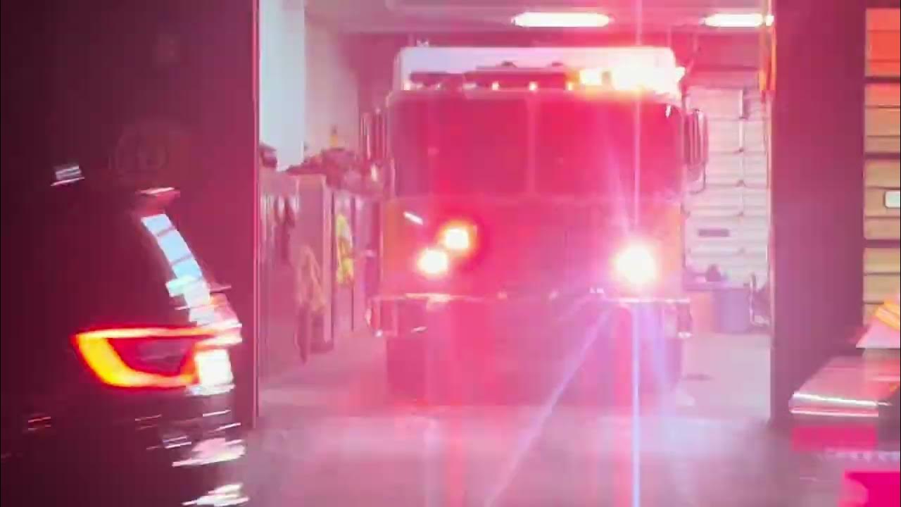 Honolulu fire department engine 2+Airhorn responding automatic alarm