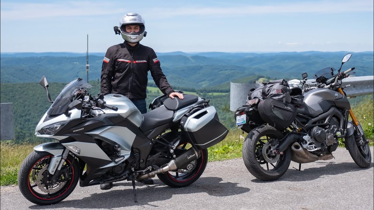 October 2018 Motorcycle Trip - Ninja 1000 / Z1000SX - YouTube