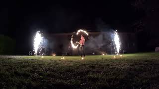 Premium Feuershow mit SFX-Effektgeräte Wave Flamer X2 und Flamer GX2