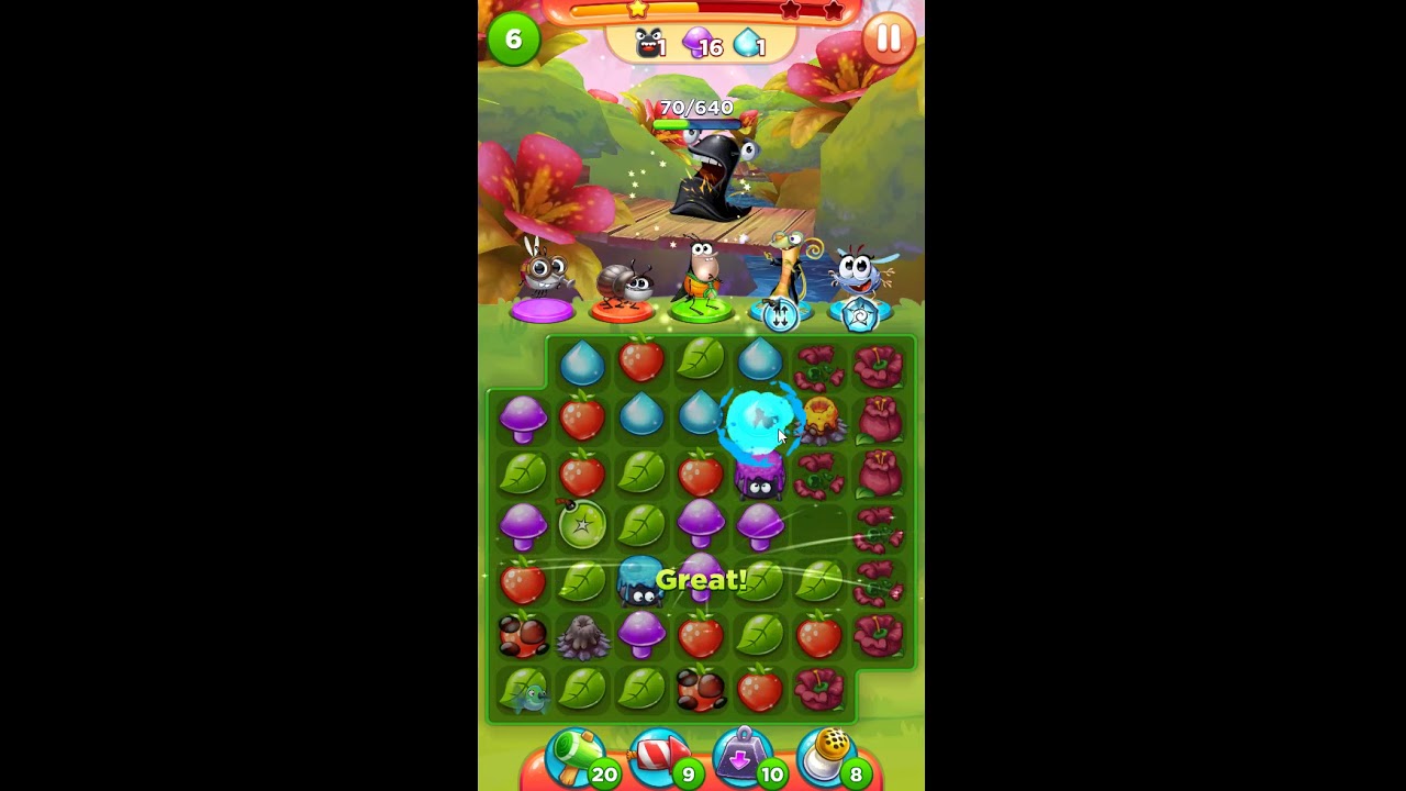 Best Fiends Stars level 219