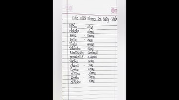 nick names  baby girls🥰ishtappeta oru name undenkil please comment😁💕💕 # shorts #youtube shorts