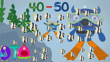 Endless Numbers 40 to 50 - Learn to Count - 123 Fun & Educational for Kids