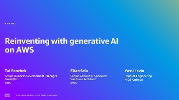 AWS Summit Tel Aviv 2024 - Reinventing with generative AI on AWS (GEN201)