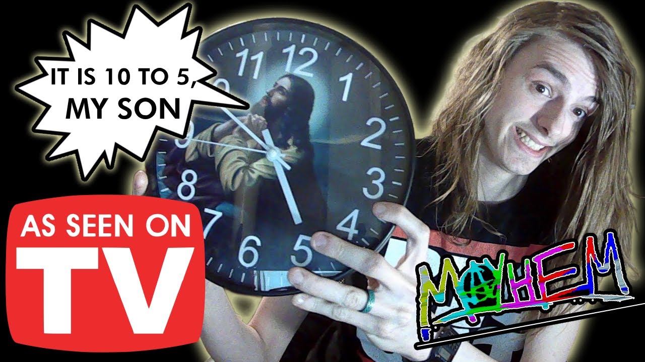 The Talking Jesus Clock and Other As Seen on TV Products | MAYHEM