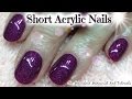 💅 Acrylic Nails Tutorial for Beginners Short Natural Acrylics by The Meticulous Manicurist