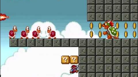 Super Mario Flash: Custom Level: Bowser