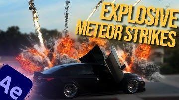 How to Create a Meteor Strike with Explosions in After Effects