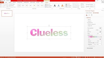 Create Gradient Text Effect In Microsoft PowerPoint