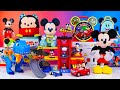 Satisfying with Unboxing Disney Mickey Mouse Vehicle Race Garage Playset | Review Toys ASMR