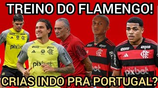 TREINO DO FLAMENGO! TIMES PORTUGUESES DE OLHO EM IGOR JESUS E WESLEY DO FLAMENGO! ALLAN FORA PARTIDA