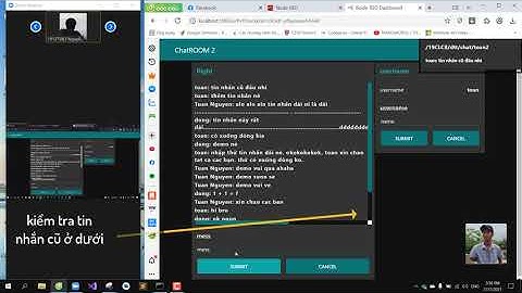 Demo ChatRoom Project | MQTT vs Node Red.js