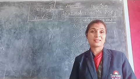Class-1 | EVS | Lesson-2 | Video -2 | I Get Help From My Body
