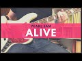 Pearl Jam | Alive (Bass cover with TABS)