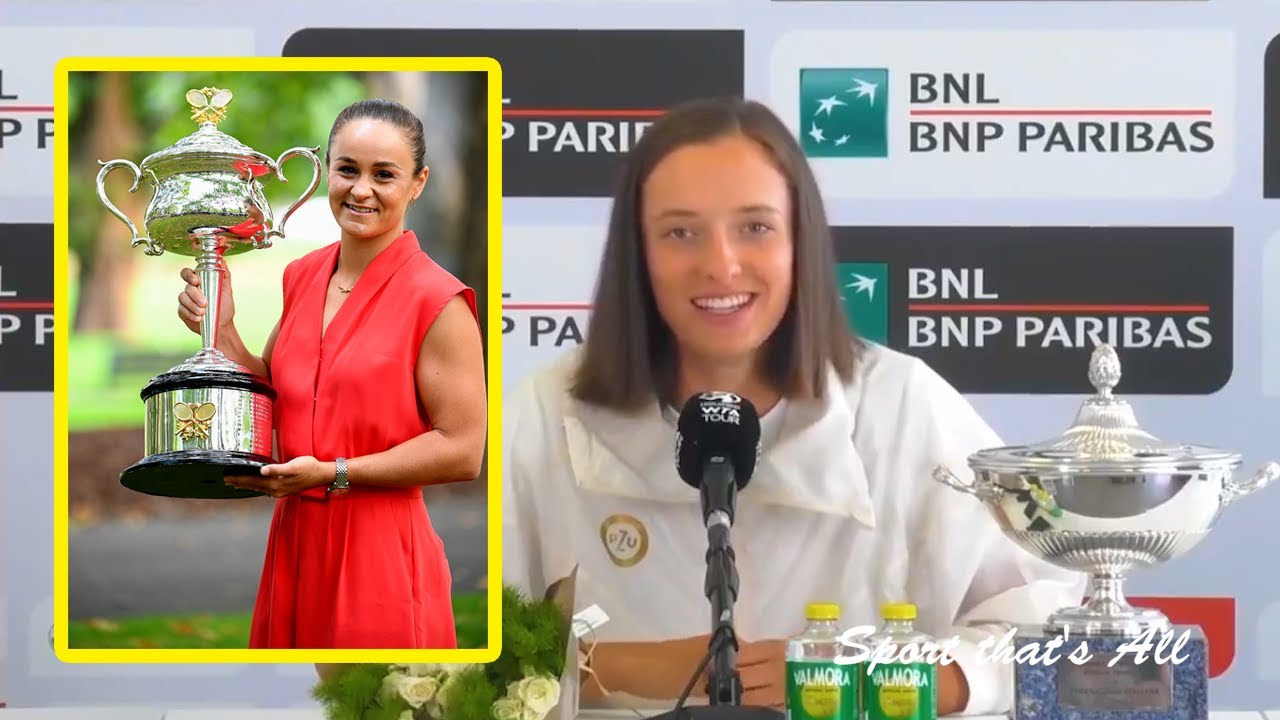 Iga Swiatek "It would be much harder with Ash Barty" | Rome 2022