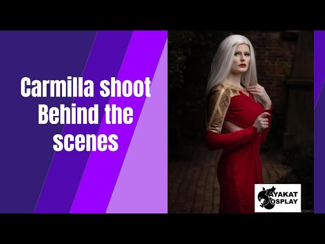 Carmilla get ready with me and shoot BTS