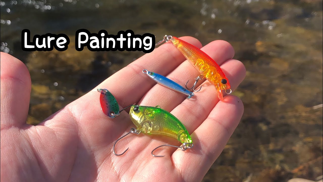 $1 Lure Custom Paint Challenge! 【lure making】